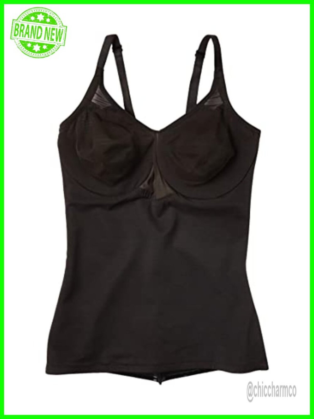 Miraclesuit Extra Firm Sheer Shaping Underwire Camisole Shapewear Top